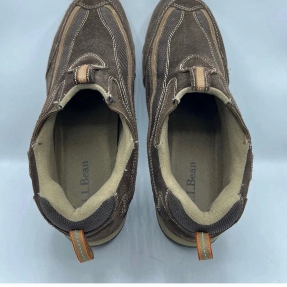 L.L. Bean Mens Tek 2.5 Casual Hiking Shoes Brown Leather Waterproof 11 medium